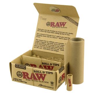 ორიგინალი "RAW", შესახვევი ქაღალდი ფილტრით - 3 მეტრი