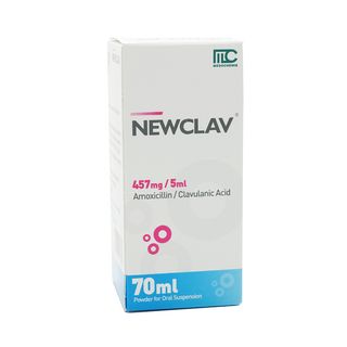 Newclav - ნიუკლავი სუსპენზია 457მგ/70მლ