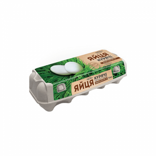 Яйце куряче 10 шт Своя лінія вища категорія фас 
