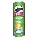 Чіпси 165г PRINGLES картопляні зі смаком сметани та цибулі