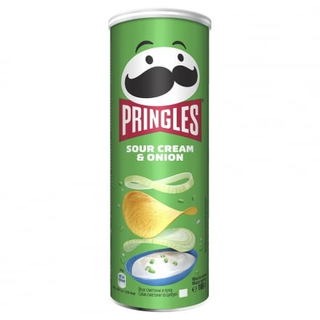 Чіпси 165г PRINGLES картопляні зі смаком сметани та цибулі
