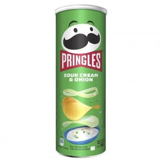 Чіпси 165г PRINGLES картопляні зі смаком сметани та цибулі