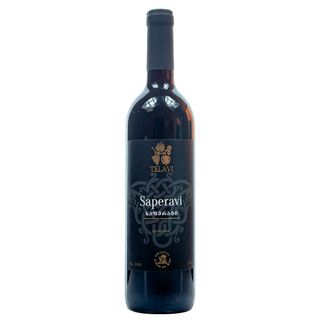 Вино "Saperavi" червоне сухе 0,75л 12% ТМ TELAVI
