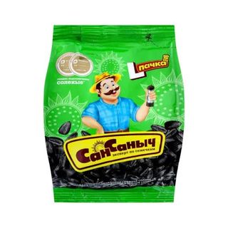 Насіння Сан Санич соняшника смажені солоні 100 г