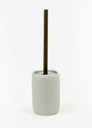 უნიტაზის ჯაგრისი - ELEGANCE POLYRESIN TOILET BRUSH 10.5X10.5X15.5 CM GRAY