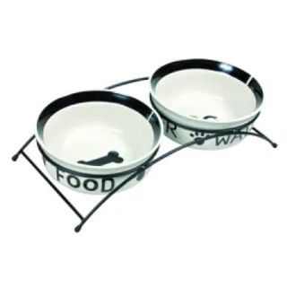 ორმაგი ჯამი, 2*0,25ლ/13სმ, თეთრი/შავი (24640)