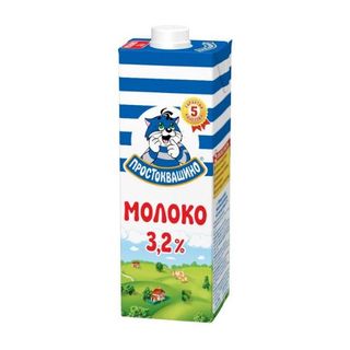 Молоко "Danone" Простоквашино 3,2%, 950 мл.