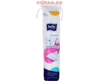Ватные диски Bella, круглые, 100 шт