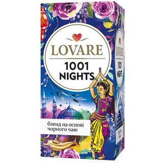 Чай фас. чорн. LOVARE 1001 нiч 24 пак.*2*18