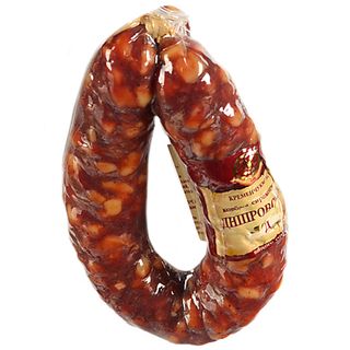 Ковбаса дніпровська кільце с.к в.с Фарро (за 100 г.)