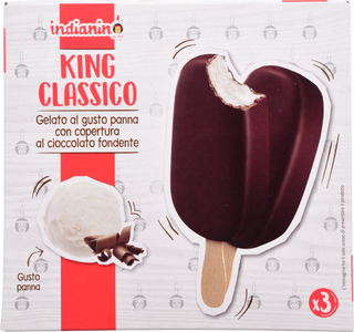 Морозиво Gelato d'Italia Indian 3х80 г у темному шок. на пал. (Італія) И967