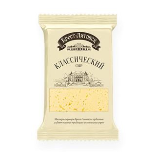 Сыр Брест-Литовск П/Тв Классический 45% 200Г Фас.-4810268033261