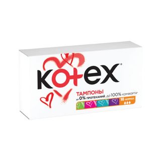Kotex - ტამპონი ნორმალი - 16 ც