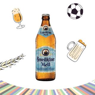 ლუდი 0.5ლ შუშა ბენედიქტინერი ჰელი