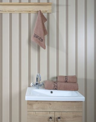 პირსახოცი - ELAIN EMBROIDERED HAND TOWEL BLUSH 30x50
