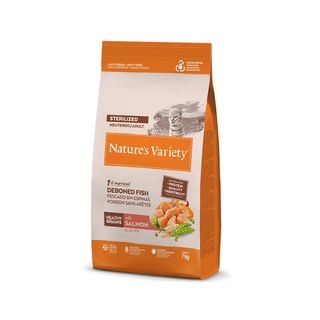 ნეიჩერს ვერაითი კატა სტერილიზებული Healthy Grain Salmon 1 კგ