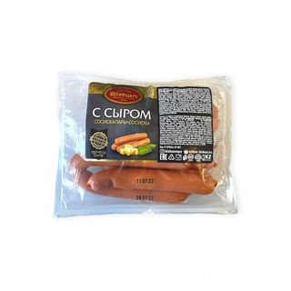 Сосиски с сыром в натуральной оболочке-0,440 гр