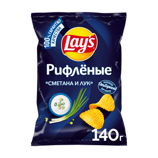 Чипсы Lay's Сметана Лук 140г