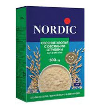 4612758100077 ფაფა შვრიის ქატოთი /ნორდიკი/ 500 გრ