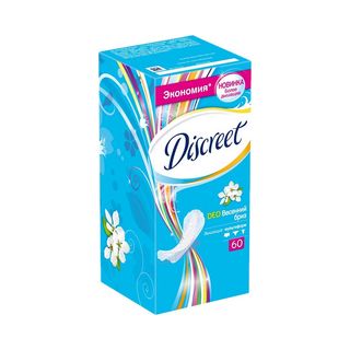 Discreet, Ежедневки Discreet 60Шт Весенний Бриз, шт, ШК: 8001090170316
