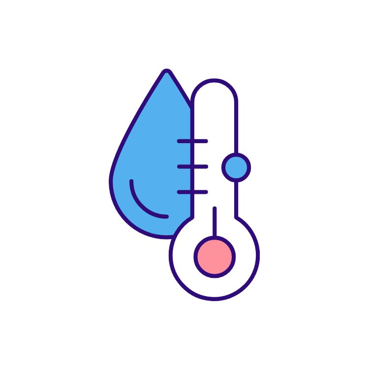 Индикаторы температуры воды