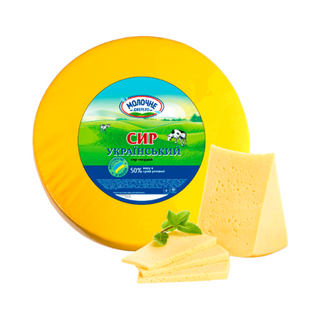 Сир Молочне Джерело Український 50%, 100г