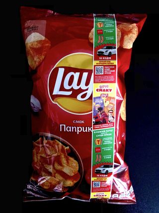 Чипси Lay's картопляні зі смаком паприки, 120 г