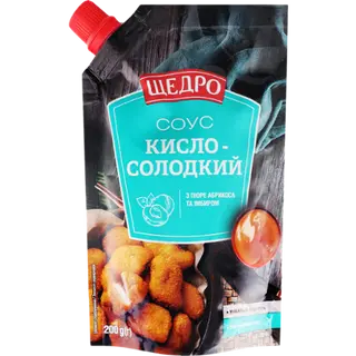 Соус Щедро Кисло-Солодкий д/п 200г