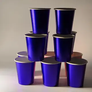 ჭიქა ოქროსფერი