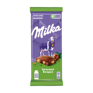 211 ШОК. MILKA С ФУНДУКОМ 80 Г/28