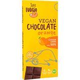 Шоколад Super Fudgio органічний на кокосовому молоці з апельсином 80 г