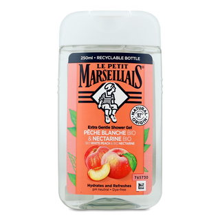Гель для душу Le Petit Marseillais «Білий персик і нектар» 250мл