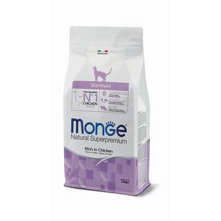 Сухий корм MONGE CAT Sterilised для котів з куркою 400 г