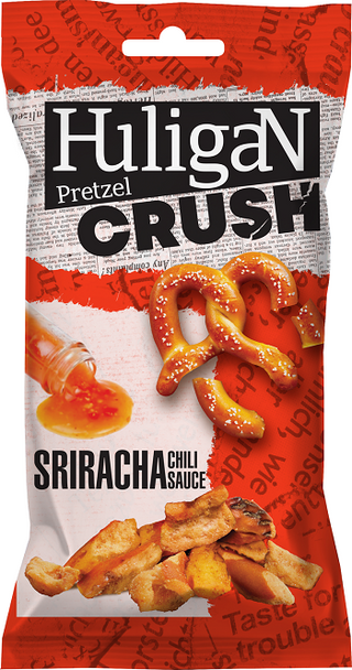 კრენდელი/სირაჩის ცხარე სოუსით - HULIGAN/70გრ.