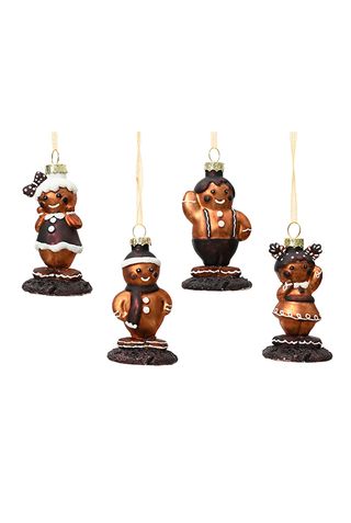 ნაძვის ხის სათამაშო, ცომის კაცუნა, მინა, 8 სმ