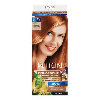 Крем-фарба Elitan intensive 8.75 Карамельний світло-русявий