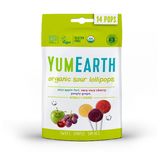 ორგანული ჯოხიანი კანფეტი მჟავე ხილის არომატით /yumearth/ 85 გრ