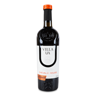 Вино Villa UA Шевалье Руж червоне напівсолодке 0,75л
