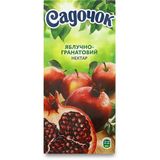 Нектар Садочок яблуко та гранат 950 мл