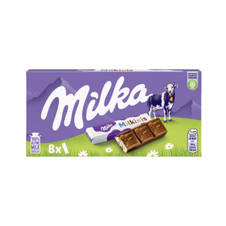 Шоколад молочний «Milka Мілкініс» з молочною начинкою, 87,5 г