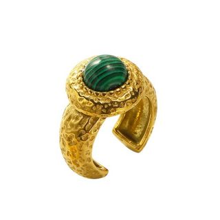 Titanium Gold Plated Ring