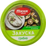 Закуска Пікнік меню для бутербродів грибна 100 г