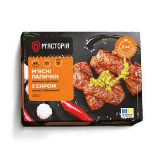 М'ясні палички М'ясторія з сиром 330 г