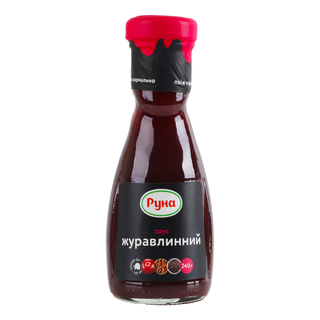 Соус РУНА Журавлинний пастеризований / 240 г
