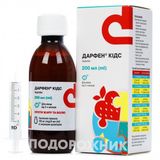 Дарфен Кідс Сусп. Орал. 100 Мг/5 Мл Фл. 200 Мл Зі Шприцом-дозат. №1