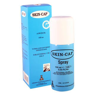 სკინ-კაპი სპრეი 100მლ ფლაკონი #1  Skin-Cap spray 100ml