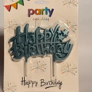 HAPPY BIRTHDAY ცისფერი