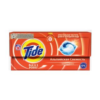 სარეცხი კაფსულა თეთრი ქსოვილისთვის /ტაიდი/ 28 ც