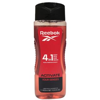 რიბოკი - მამაკაცის შხაპის გელი 4X1-ში Activate 400მლ 0 Reebok gel 400 ml. Activate your senses man 4 in 1.
