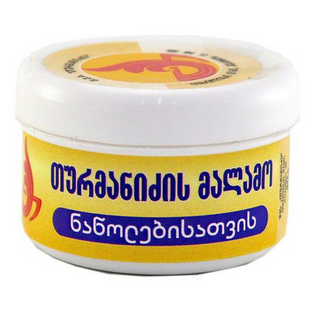 თურმანიძე ნაწოლების. დიაბეტური ჭრილობების მალამო 40გრ ქილა #1 0 Turmanidze bedsores ointment 25 g #1